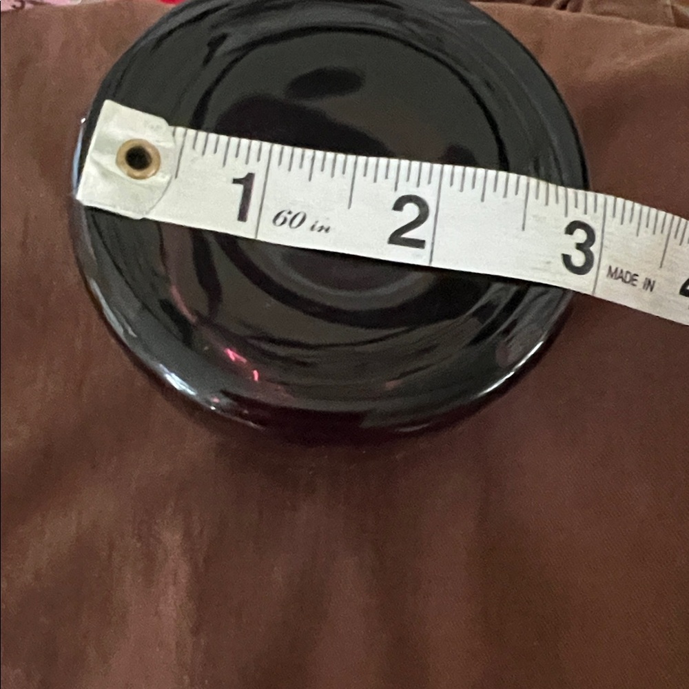 Nwb Nude Crystal Glass Candle Holder 2 piece set burgundy - Picture 9 of 9